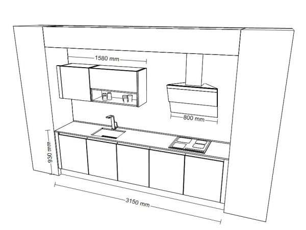 Cocina en exposición Samony Design (VENDIDO) - Imagen 3